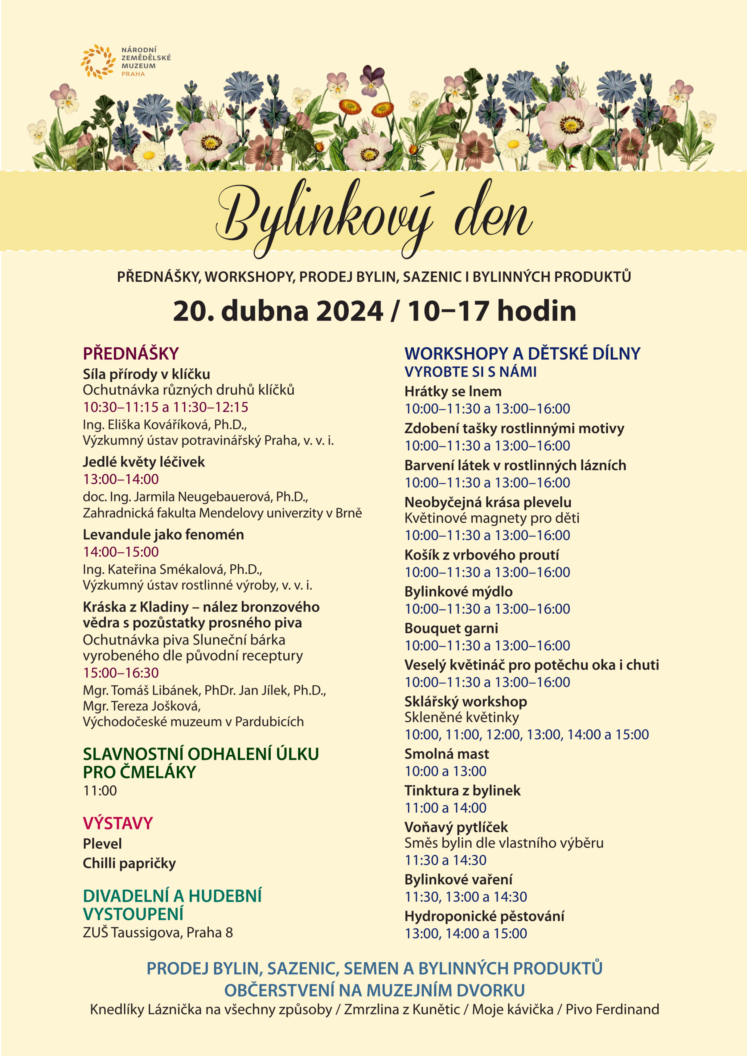 Bylinkový den 2024 Program