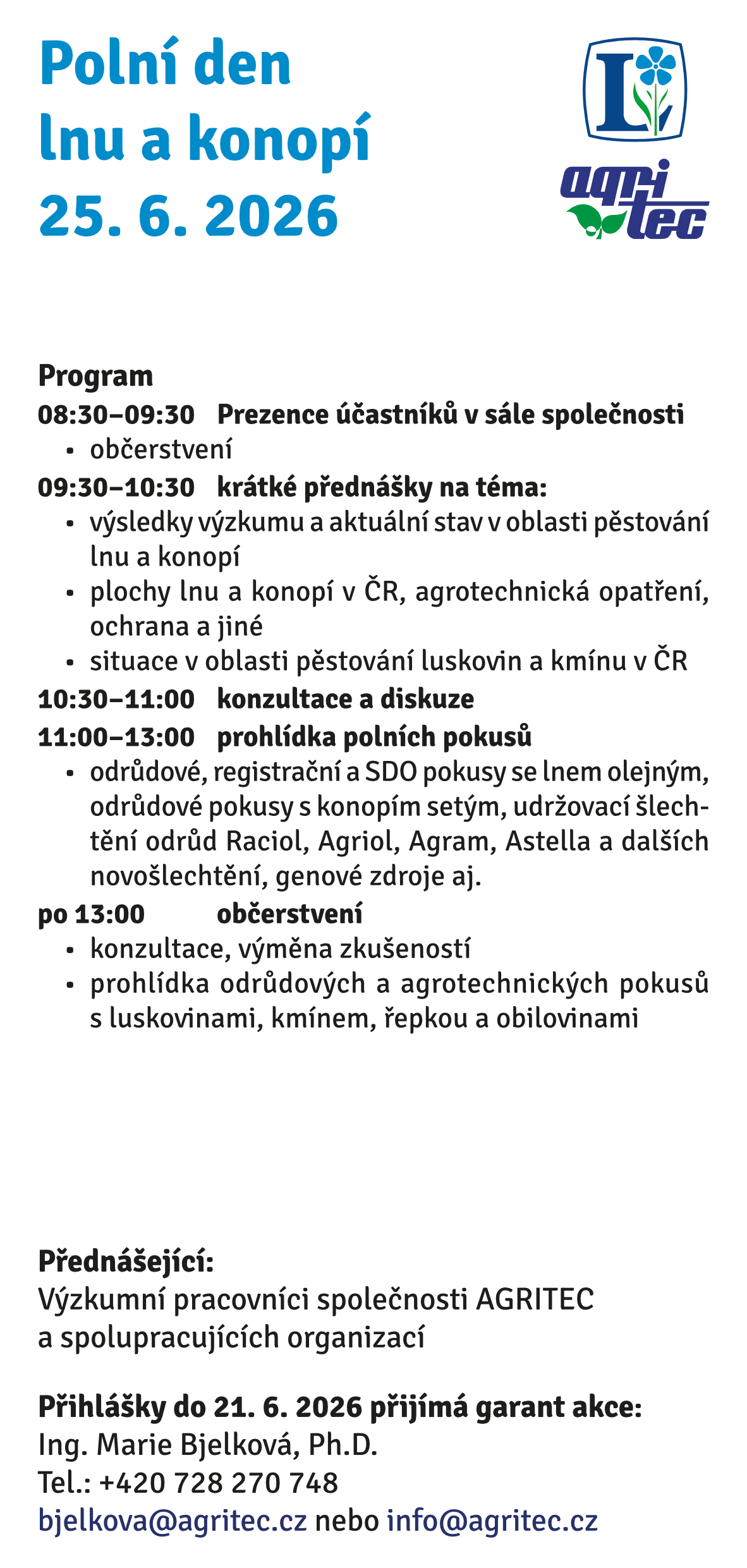 Polní den lnu a konopí 2026 (2)