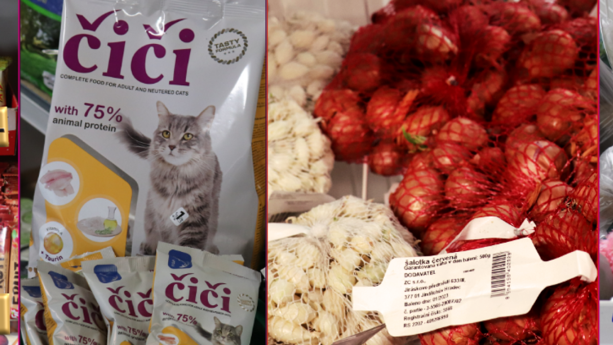 cibule sazečka - müsli tyčinky - krmivo pro kočky