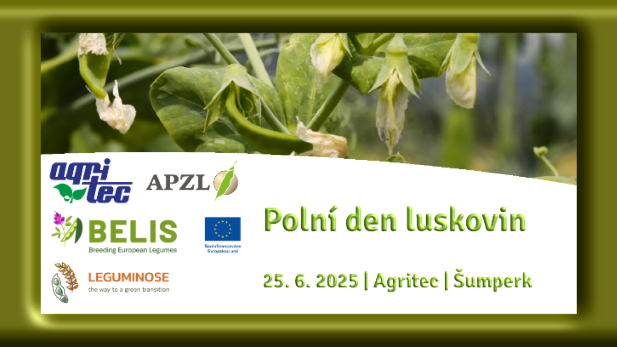 Polní den luskovin 25. 6. 2025, Agritec