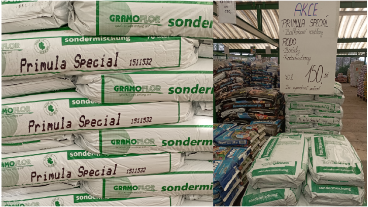  VÝPRODEJ substrátů – 70 l za 150 Kč