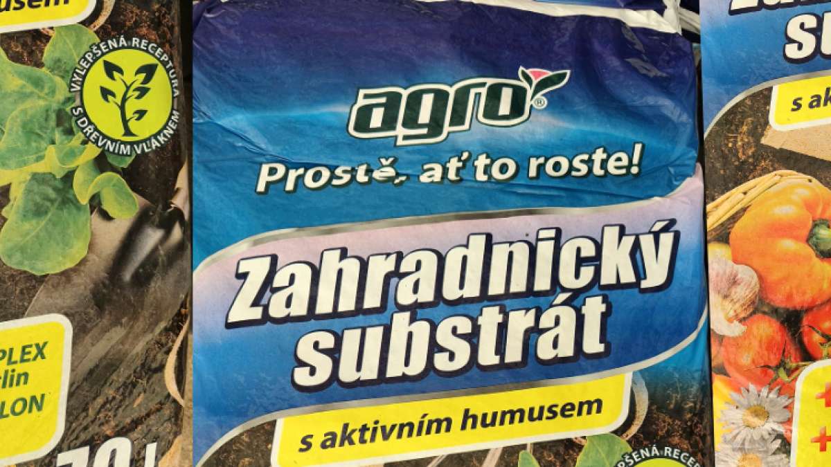 zahradnický substrát