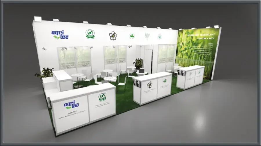 Agrishow - vizualizace stánku Agritec