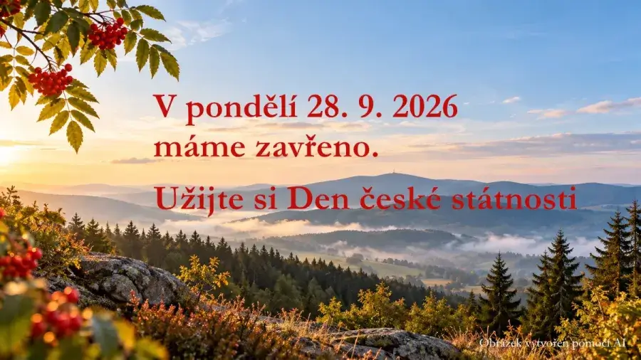 Prodejna Agritec - 28.9.2026 zavřeno