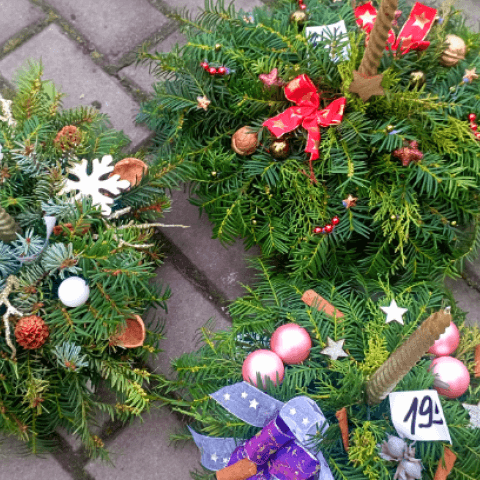 Vánoční svícny a další ozdoby