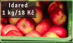 Prodejna Agritec - Idared 18 Kč/kg