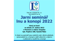 Jarní seminář lnu a konopí 2022