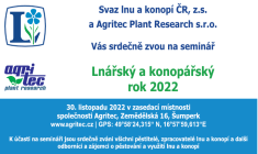 Lnářský a konopářský rok 2022 