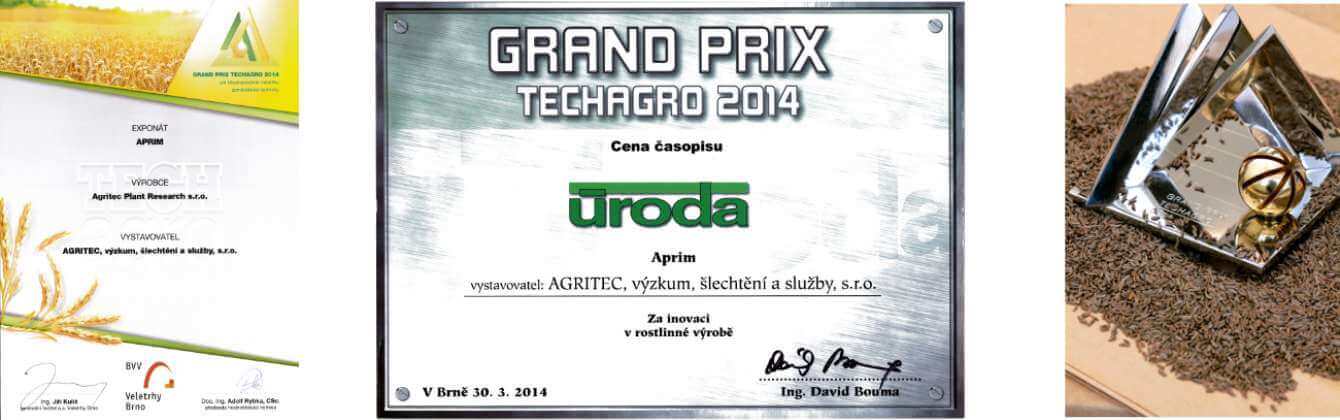 GRAND PRIX TECHAGRO 2014 – ozimý kmín APRIM